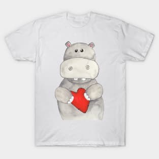 Hippo Love T-Shirt